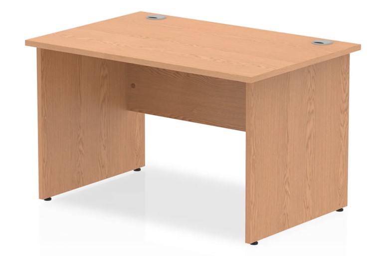 Norton Oak Rectangular Panel End Desk