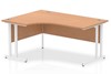 Norton Oak Cantilever Corner Desk