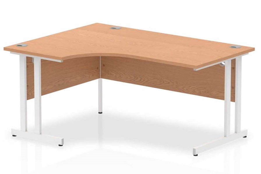Norton Oak Cantilever Corner Desk