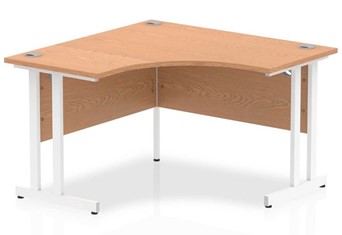 Norton Oak Corner Cantilever Leg Desk
