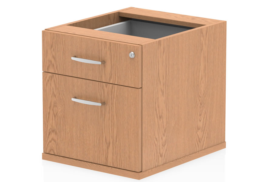 View Oak Fixed Pedestal 2 Locking Drawers Norton Oak information