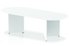 Polar White 2400 Boardroom Table Panel Leg