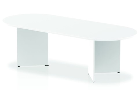 Polar White 2400 Boardroom Table Panel Leg