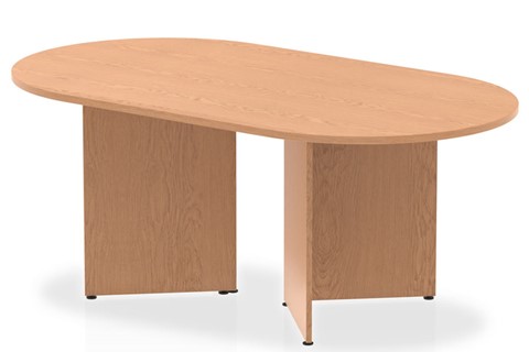 Norton Oak 1800mm Boardroom Table Panel Leg
