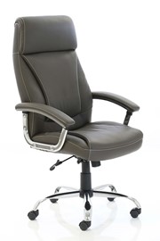 Penza Executive Leather Chair - Brown 