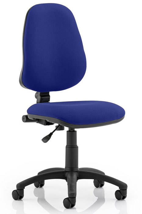 View Comfort Operator Chair Blue Fabric information