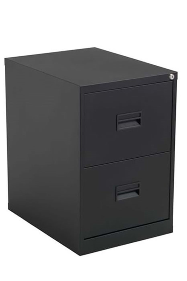 Mod Black Steel Filing Cabinets