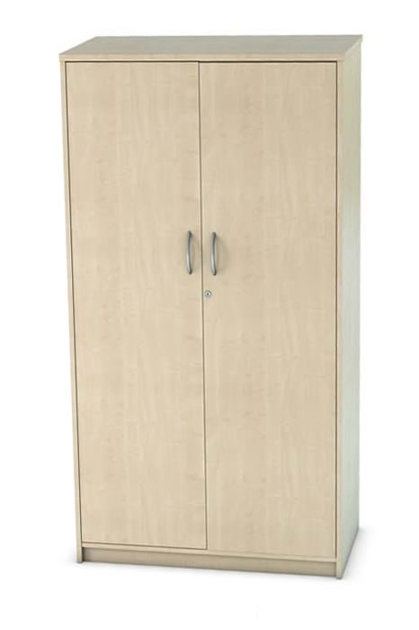 View Maple Tall Two Door Locking Cupboard 4 Wood Finishes Thames information