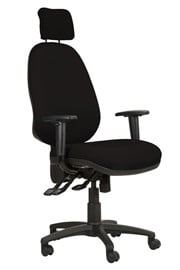 Ergo Posture High Back Office Chair - Black 