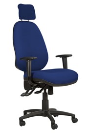Ergo Posture High Back Office Chair - Dark Blue 