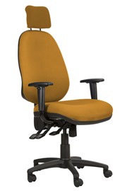 Ergo Posture Yellow High Back Office Chair