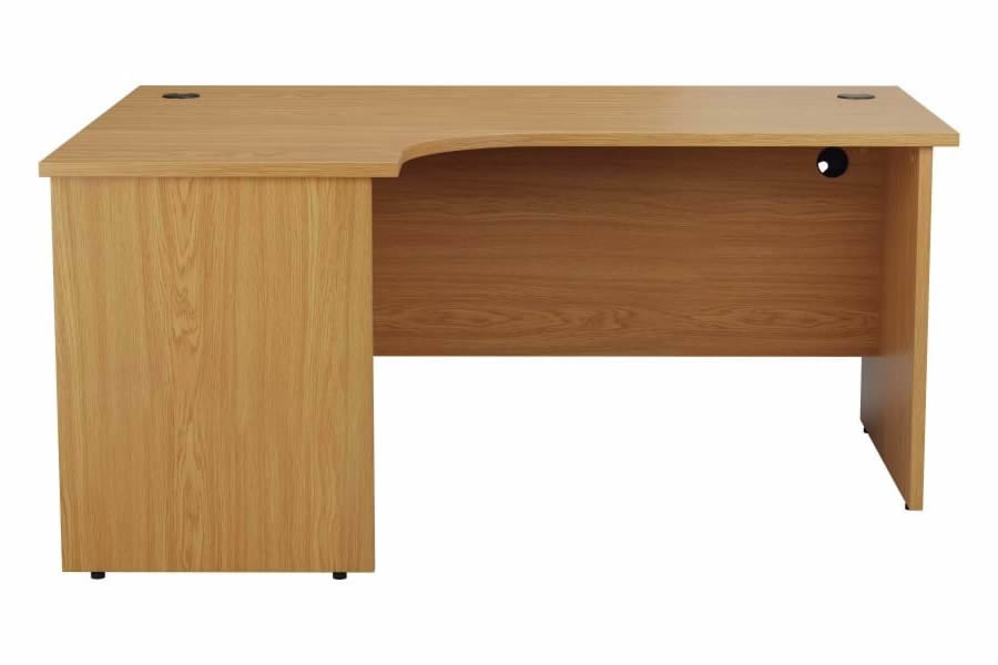 View Oak LShaped Corner Desk Left Handed 1800mm x 1200mm Kestral information