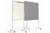 Mobile Flipchart Noticeboard Combi