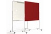 Mobile Flipchart Noticeboard Combi