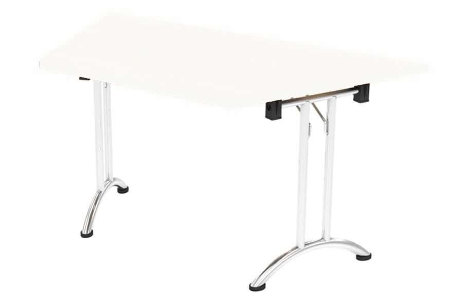 View Thames Folding 30 Degree Trapezoidal Table White information