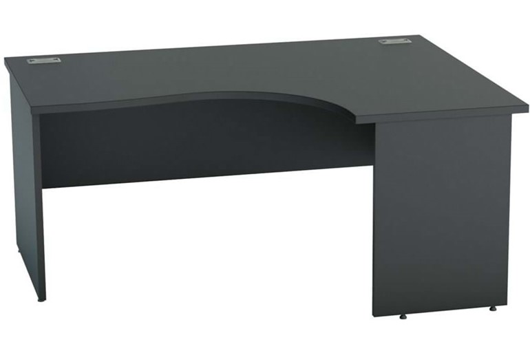 Nene Black Corner Panel End Desk