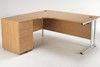 Kestral Corner Desk And Pedestal