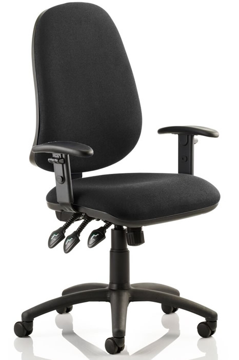 View Colourful Fabric MultiFunctional Task Office Chair Choice Of Arms Chiro Comfort information