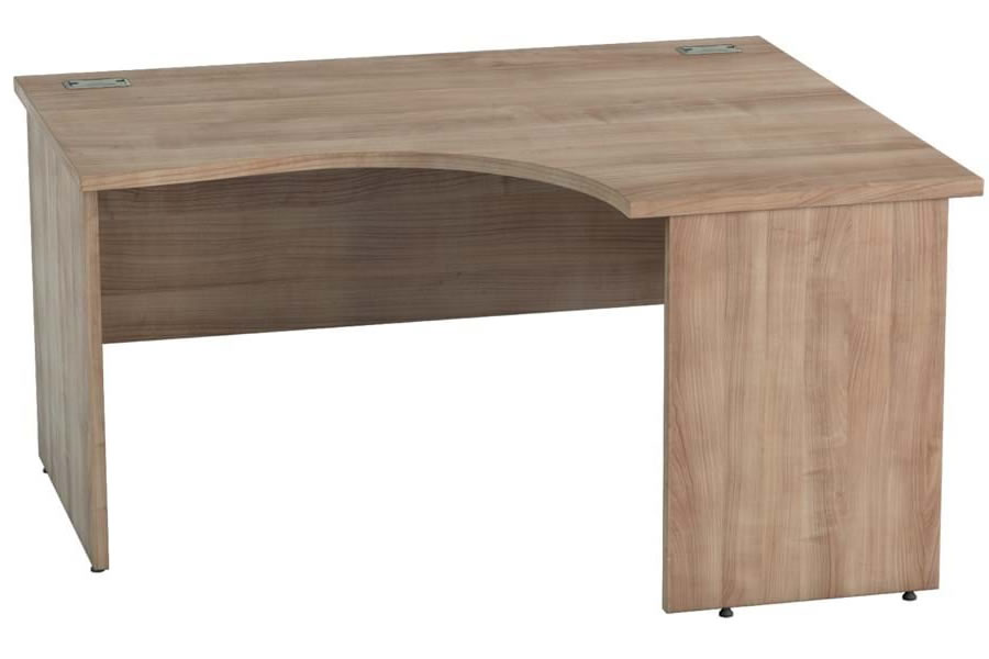 View Birch L Shaped Right Corner Desk 1600mm x 1200mm Thames information