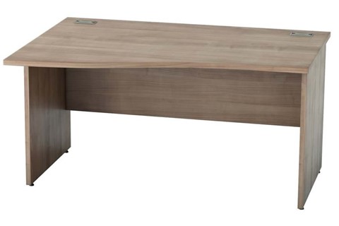 Thames Birch Wave Desk - 1200mm x 800mm Left Hand