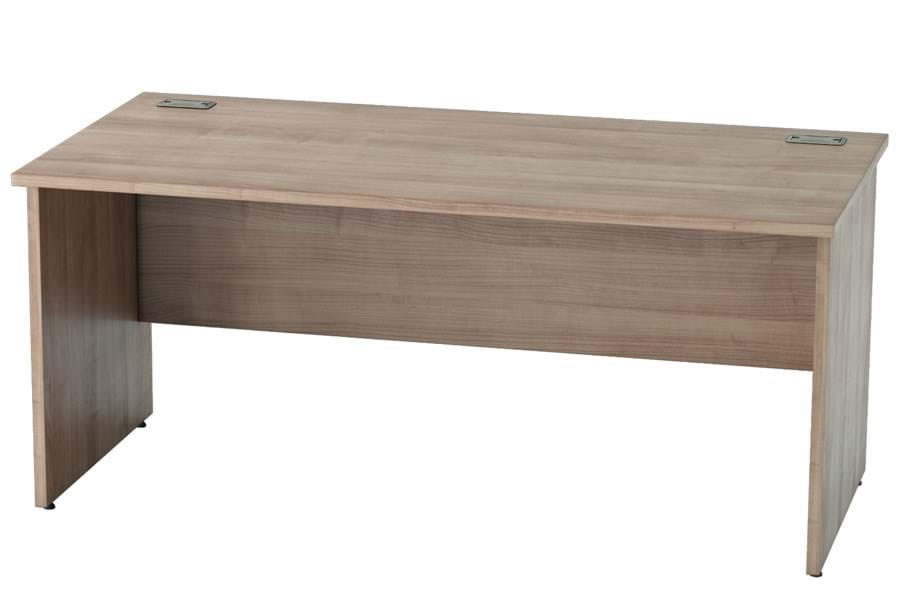 View Rectangular Panel Leg Office Desk 6 Sizes 4 Wood Finishes Thames information