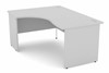 Cloud Grey Corner Panel End Desk