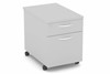 Cloud Grey Mobile Pedestal 2 Drawers