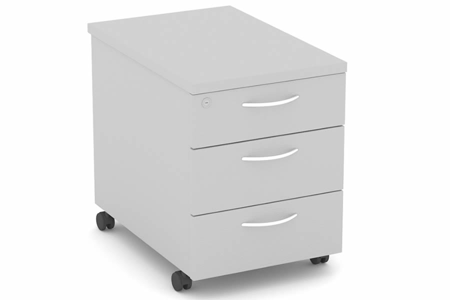 View Beech Finish Mobile 3 Drawer Desk Pedestal Storage Chest Fully Locking Drawers Fully Extending Drawer Runners Easy Glide Wheels Cloud Satellit information