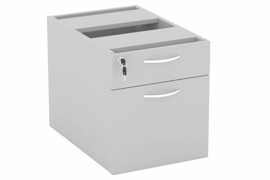 View Cloud Grey Two Drawer Fixed Pedestal information