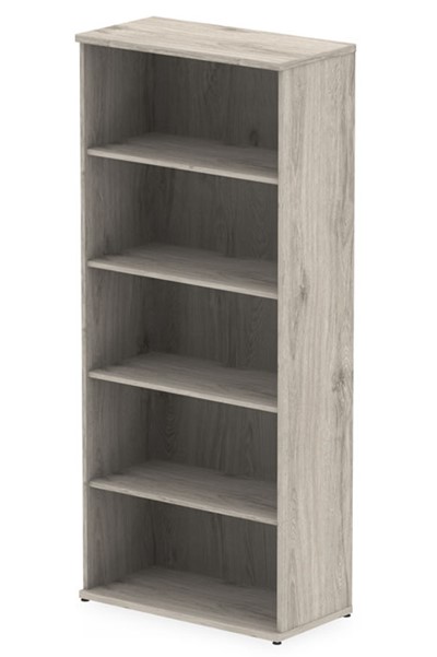 Gladstone Grey Oak 2000 Office Bookcase