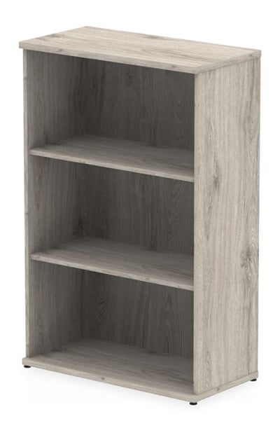 Gladstone Grey Oak 1200 Office Bookcase