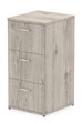 Gladstone Grey Oak 3 Drawer Filing Cabinet