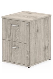 Gladstone Grey Oak 2 Drawer Filing Cabinet