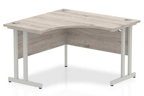 Gladstone Grey Oak Cantilever Corner Desk