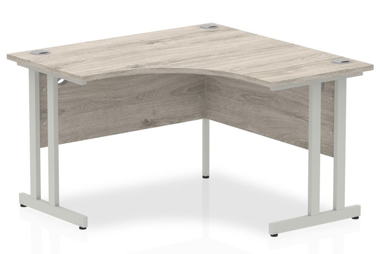 Gladstone Grey Oak Cantilever Corner Desk