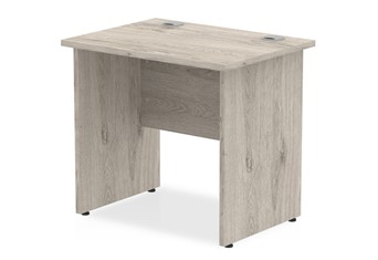 Gladstone Grey Oak Small Panel Desk