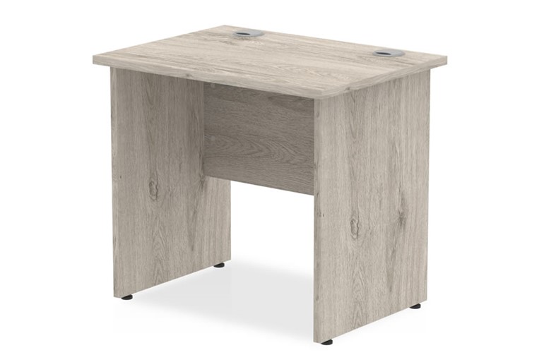 Gladstone Grey Oak Small Panel Desk