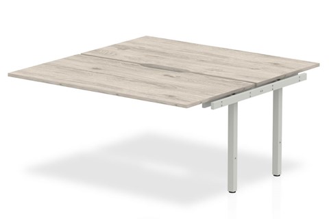 Gladstone Grey Oak Double Extension Desk - 1200mm 