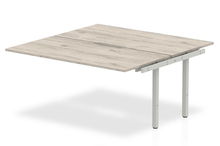 Gladstone Grey Oak Double Extension Desk