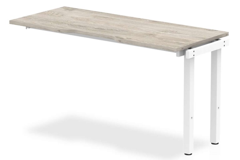 Gladstone Grey Oak Single Extension Desk