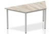 Gladstone Grey Oak Trapezium Table 1600 Post Leg