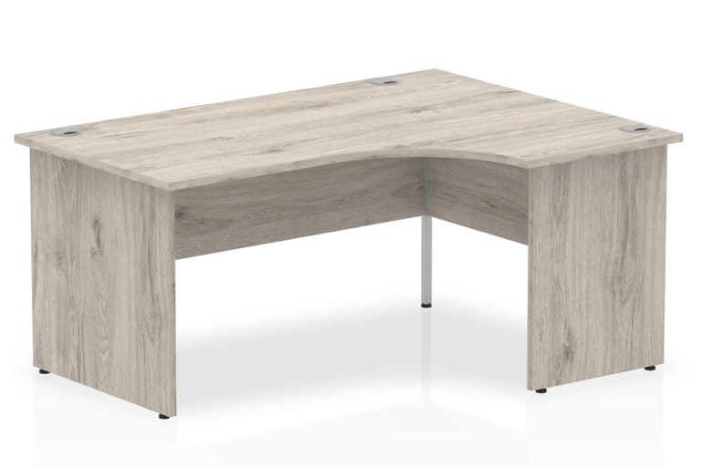 Gladstone Grey Oak Panel End Corner Desk