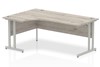 Gladstone Grey Oak Corner Cantilever Workstation