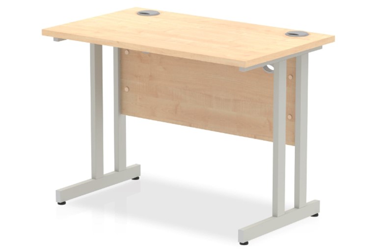 Solar Maple Small Cantilever Desk