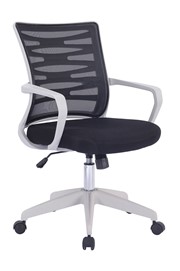 Black Mesh Back - White Frame Office Chair - Spyro