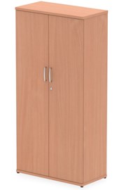 Price Point Beech Tall Office Cupboard - 1600mm High
