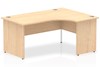 Solar Maple Panel End Corner Desk