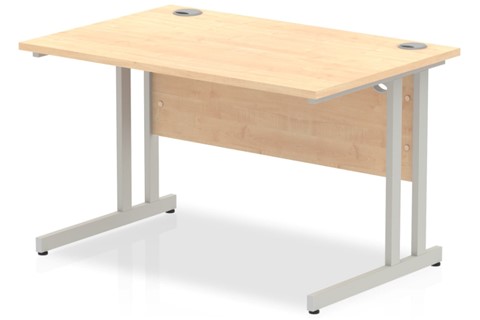 Solar Maple Rectangular Cantilever Desk - 1200mm x 600mm