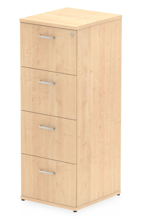 View Solar Impulse Maple Finish 4 Drawer Wooden Filing Drawers EasyGlide Metal Runners Anti Tilt Fixing Delivered Fully Assembled information