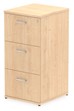 Solar Maple 3 Drawer Filing Cabinet